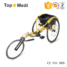 Fauteuil roulant de sport de course manuel en aluminium Topmedi